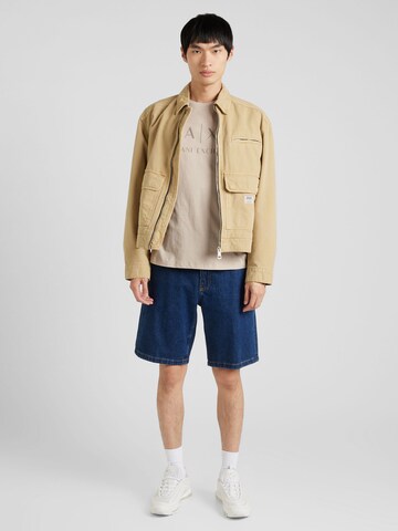 ARMANI EXCHANGE Shirt '8NZTCJ' in Beige