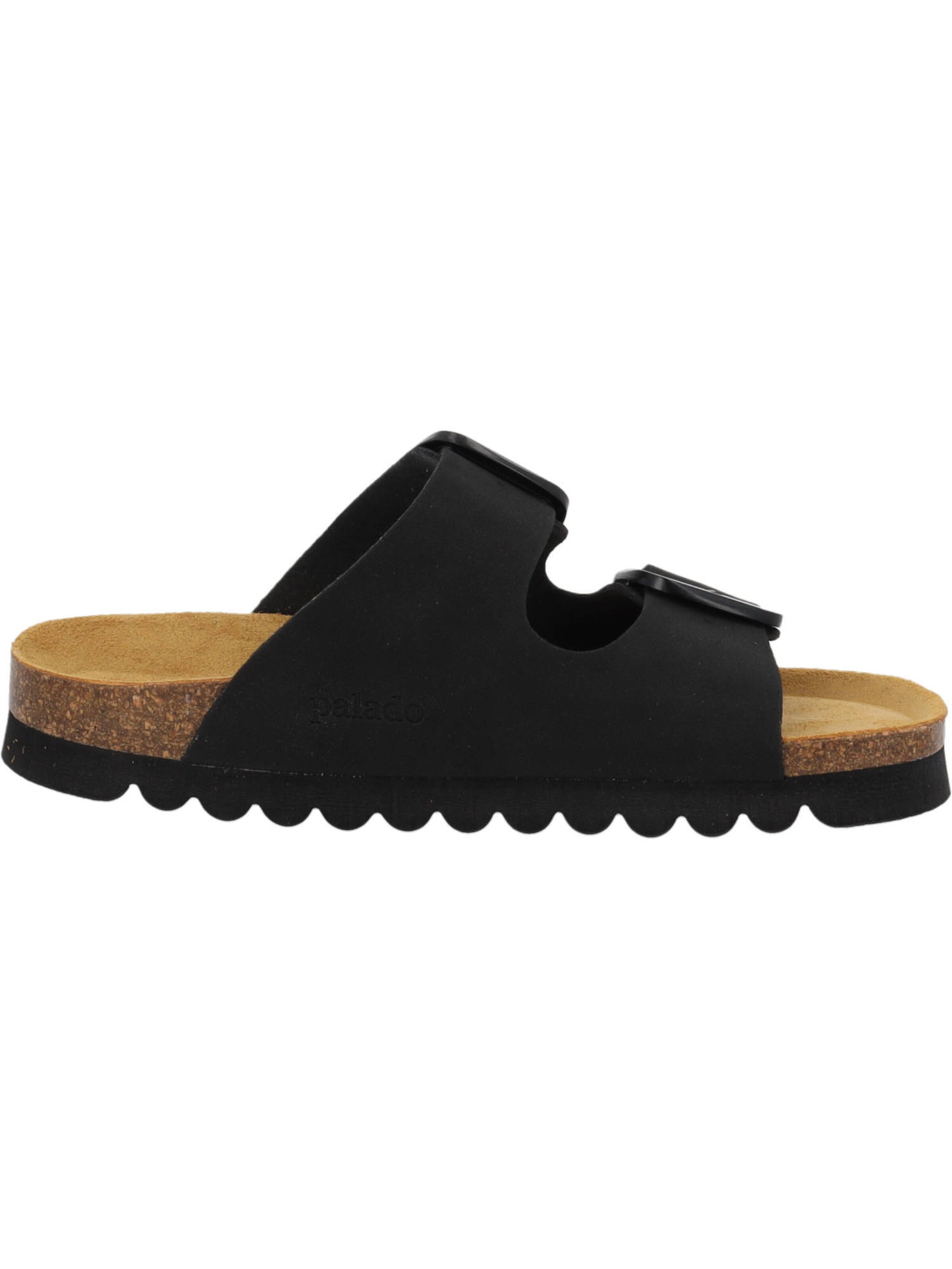 Palado Pantolette 'Korfu' in Schwarz