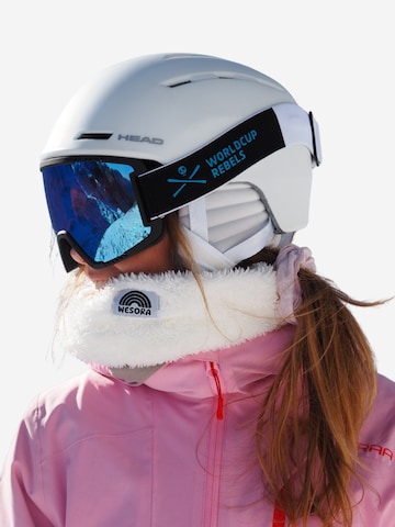 WESORA GmbH Loop scarf 'Fluffy' in White