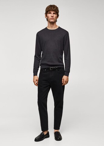 MANGO MAN Pullover 'seda' in Grau