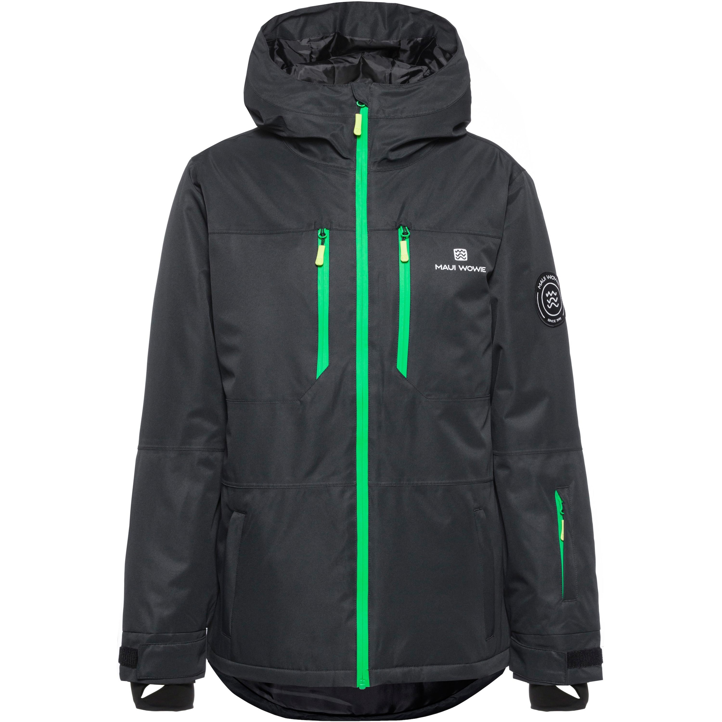 MAUI WOWIE Outdoorjacke in Schwarz: Vorderseite
