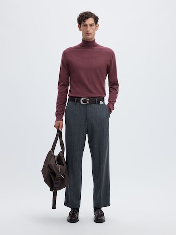 Pull-over 'SLHTRAY' SELECTED en rouge