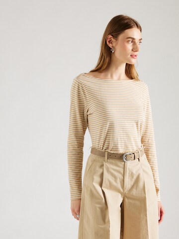 T-shirt s.Oliver en beige : devant