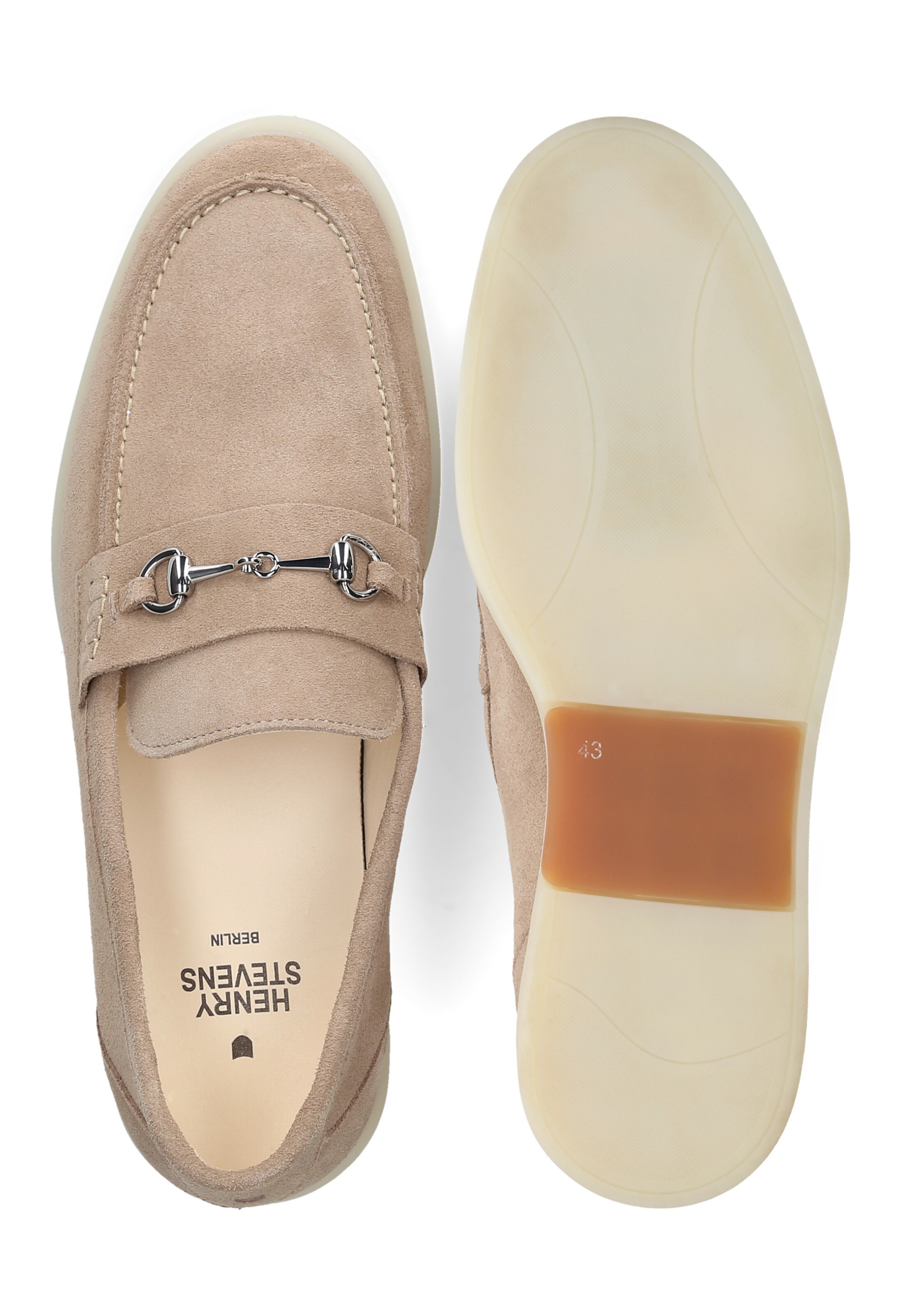 Henry Stevens Classic Flats ' Elia ' in Beige