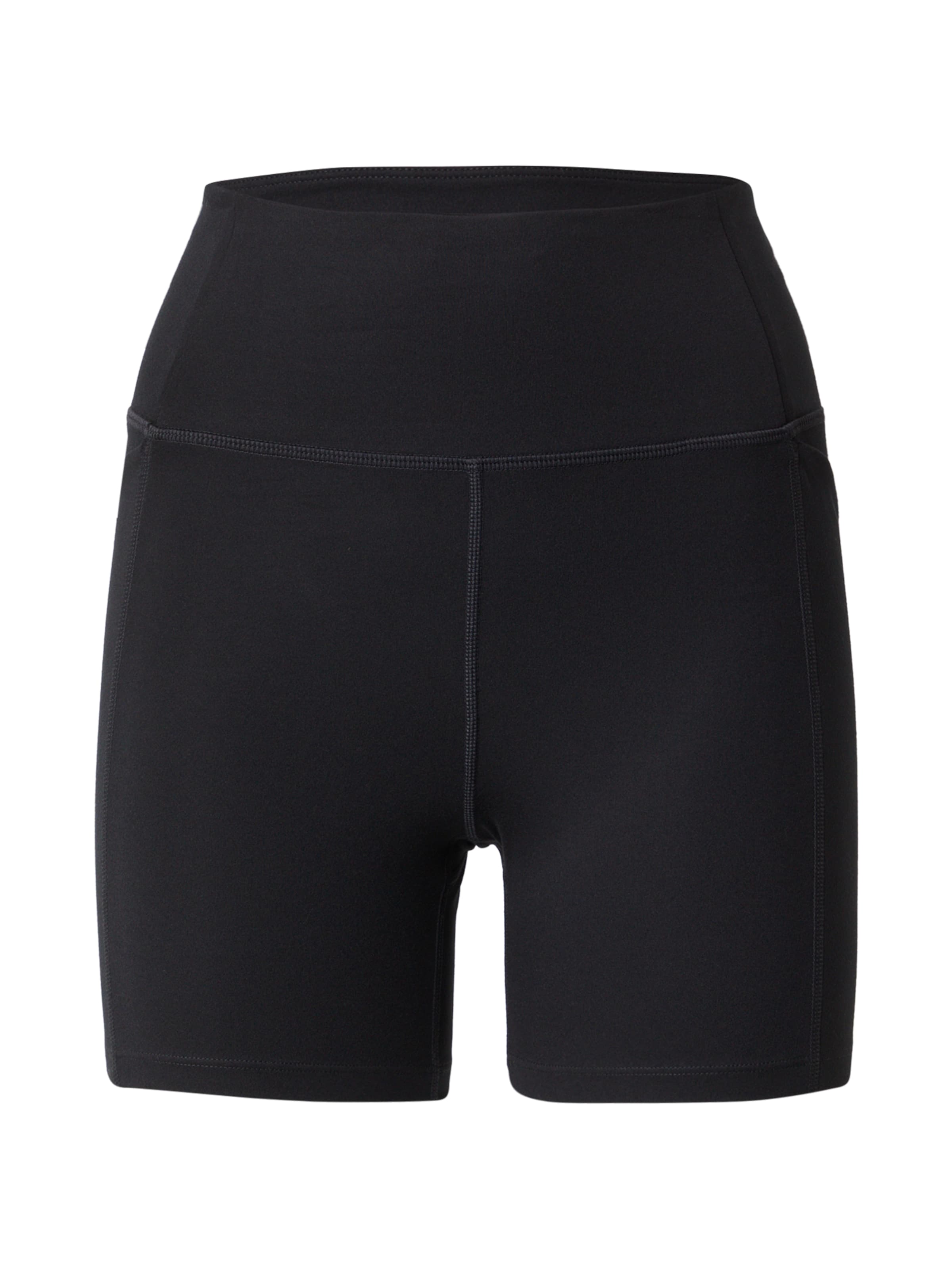 Girlfriend Collective Skinny Workout Pants in Black: front