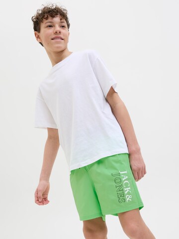 Jack & Jones Junior Badeshorts 'JPSTMaui in Grün