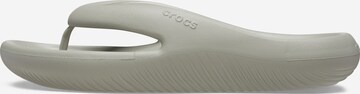 Crocs T-Bar Sandals 'Mellow Recovery' in Grey: front