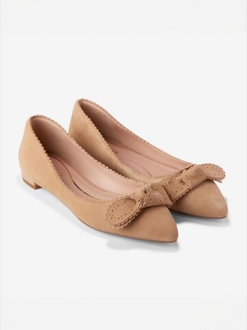Cole Haan Ballerina 'BELLPORT BOW' in Braun: Vorderseite
