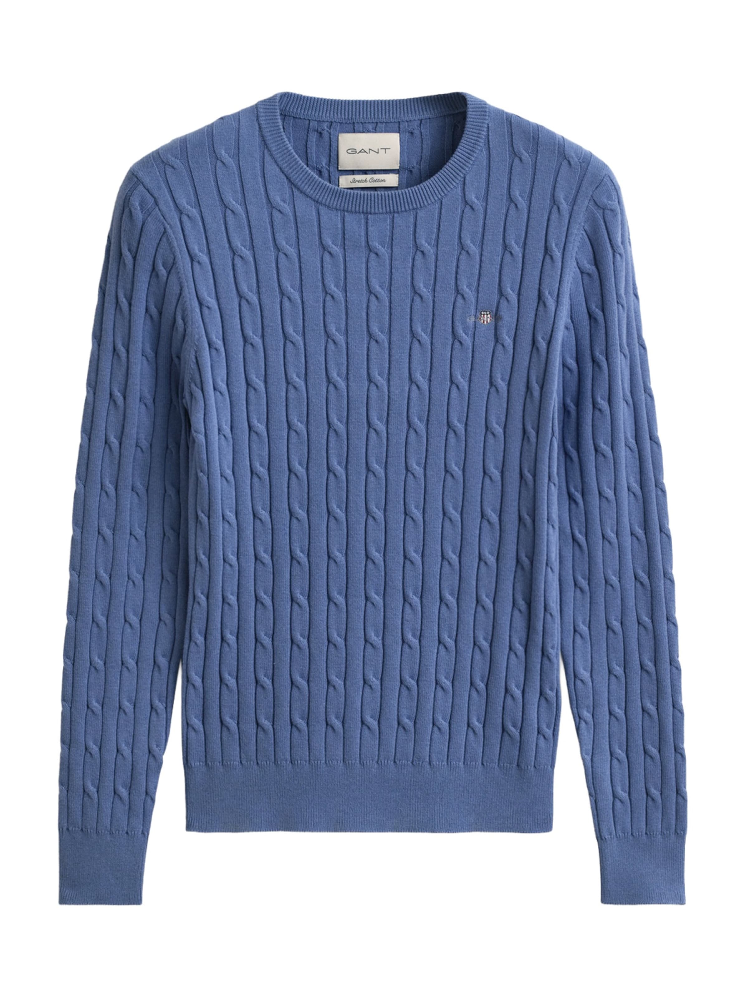 GANT Kampsun, värv sinine: eest vaates