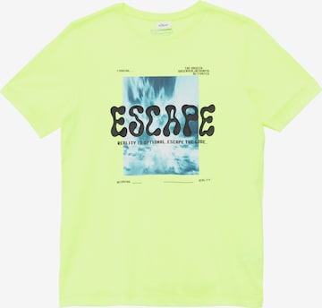 s.Oliver T-Shirt in Gelb: Vorderseite