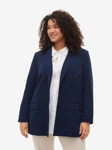 Zizzi Blazer 'Cakaisa' in Blue: front