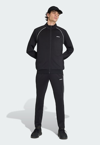 ADIDAS SPORTSWEAR - Fato de treino em preto: frente