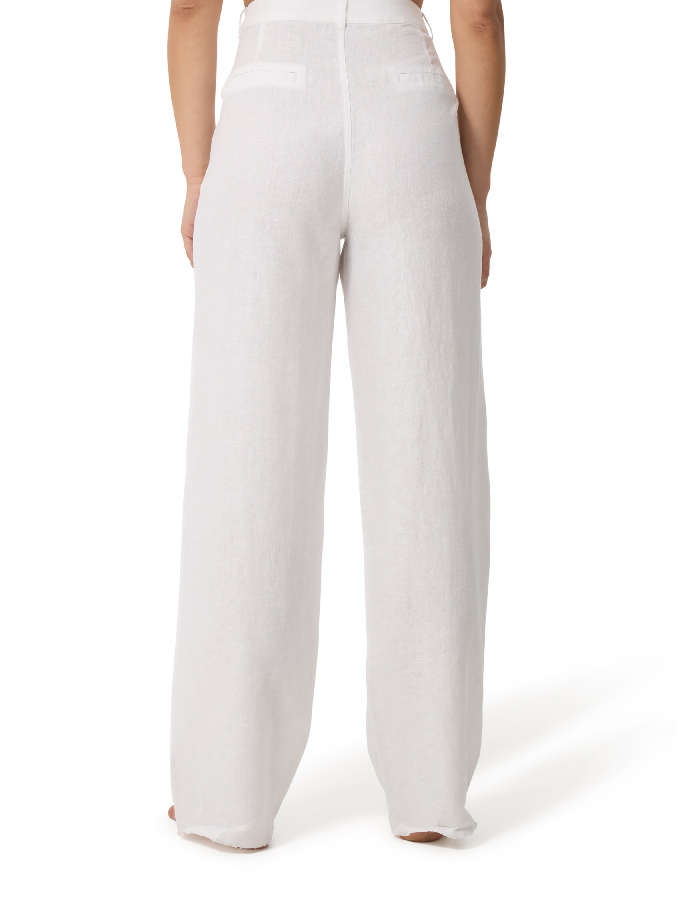 CASH-MERE.CH regular Bukser i hvid