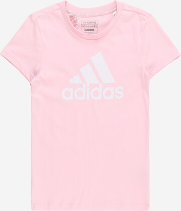 ADIDAS SPORTSWEAR Λειτουργικό μπλουζάκι 'Essentials Big Logo ' σε ροζ: μπροστά