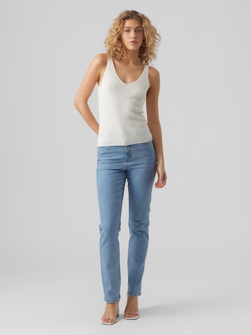 Tops en tricot VERO MODA en blanc