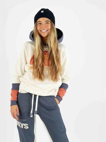 NOORLYS Sweatshirt 'TÜÜTJE' in Beige: front