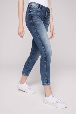 Soccx Slimfit Jeans in Blauw: voorkant