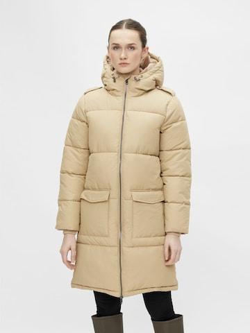 OBJECT Winter Coat in Beige: front