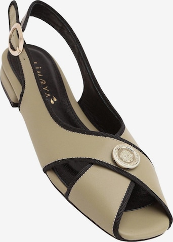 Limoya Sandals 'Sarah' in Green: front