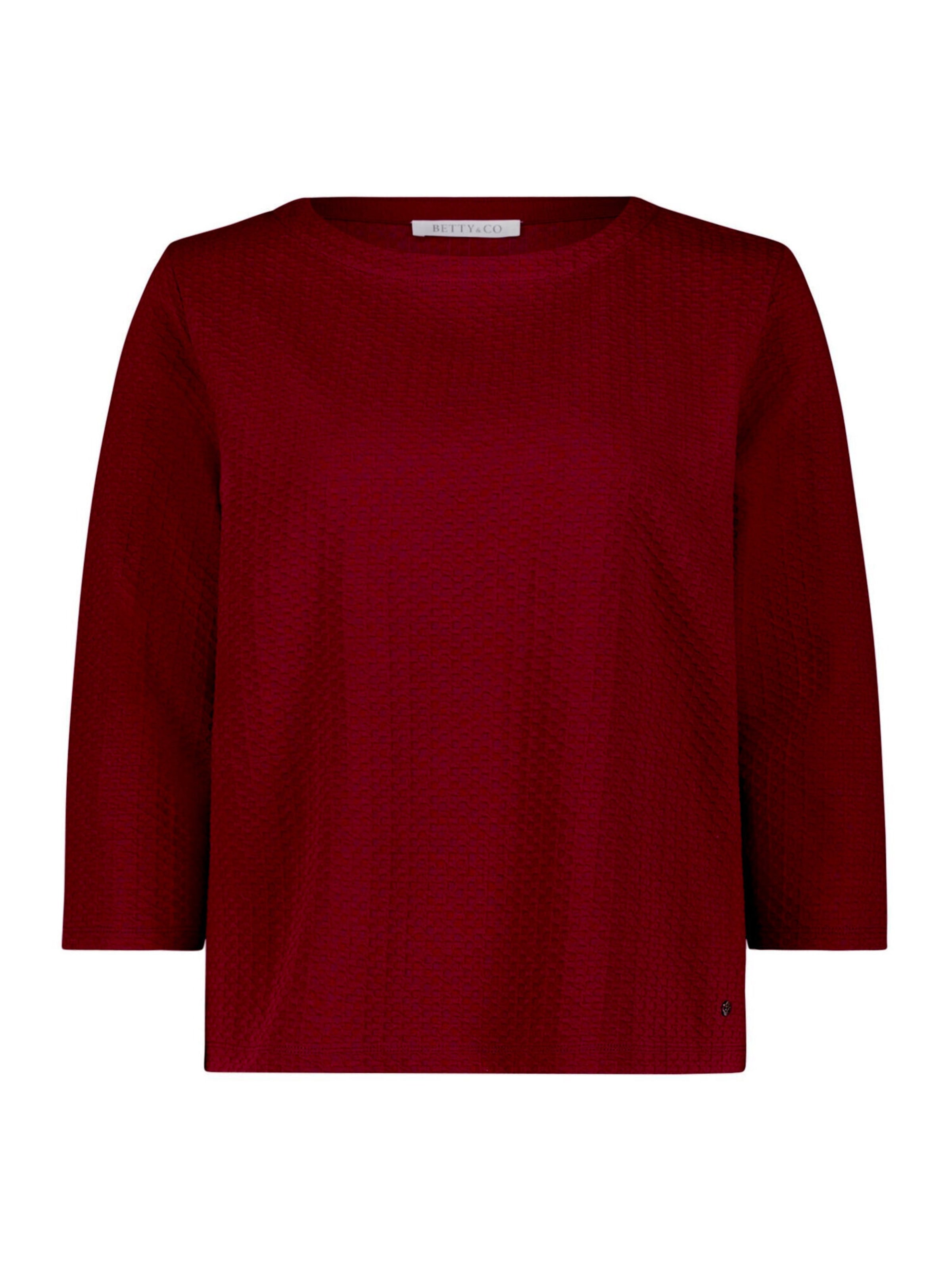 T-shirt Betty & Co en rouge : devant