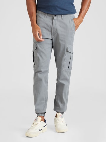 JACK & JONES Slim fit Cargo Pants 'Marco' in Grey: front