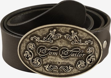 TOM TAILOR DENIM Gürtel One Size in Braun: Vorderseite