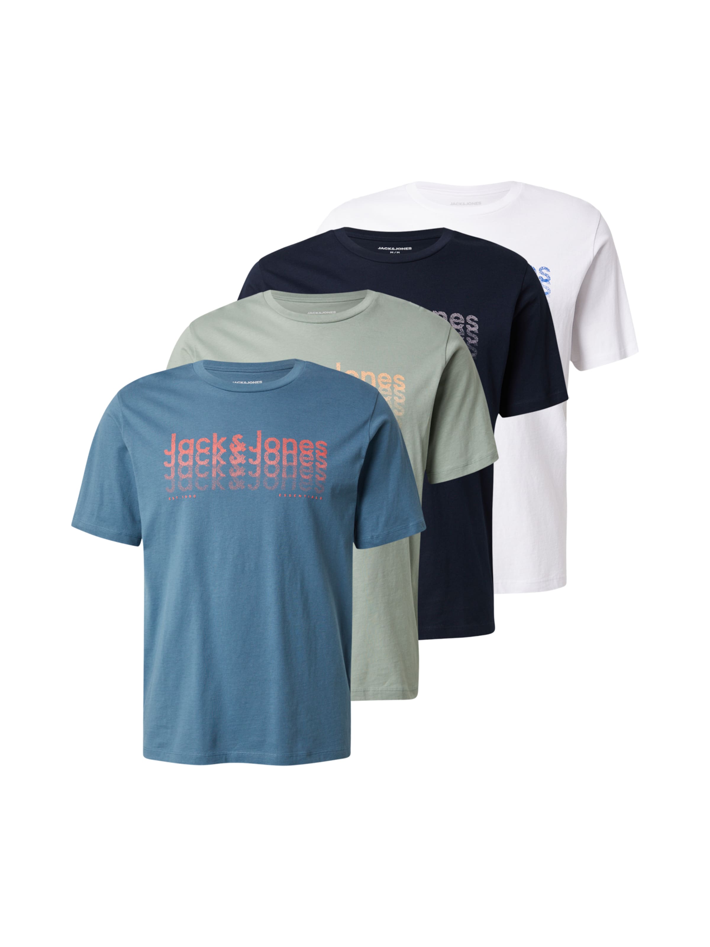 JACK & JONES Shirt 'JWHTEX' in Blue: front