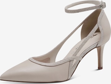 Escarpins Tamaris en beige : devant