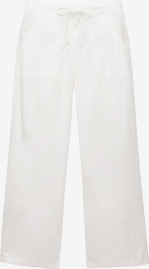 Pull&Bear Housut värissä valkoinen, Tuotenäkymä