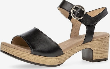 GABOR Sandals in Black: front