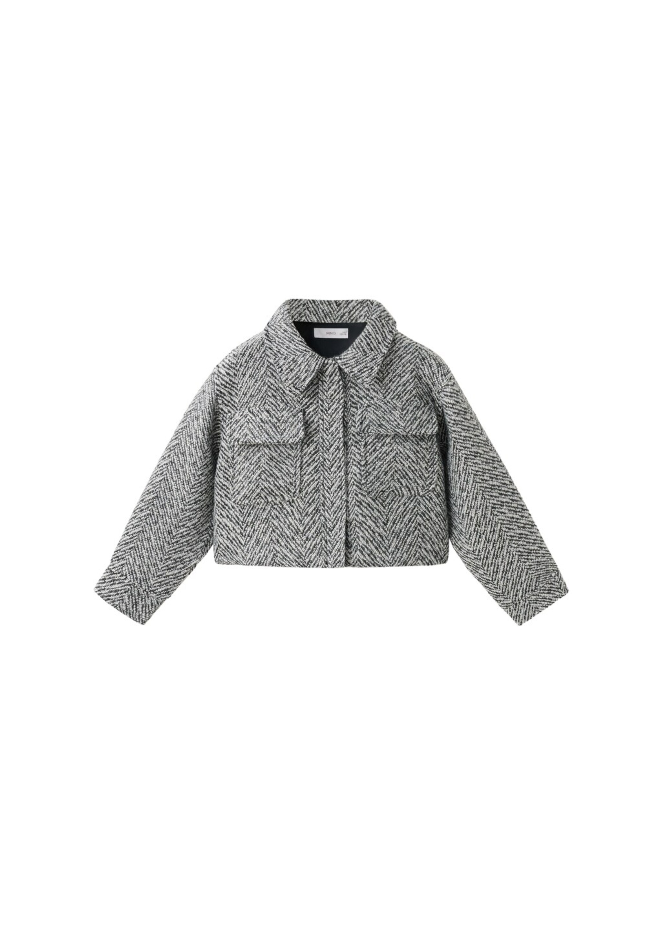 MANGO KIDS Mantel 'Chenoa' in Grau: Vorderseite