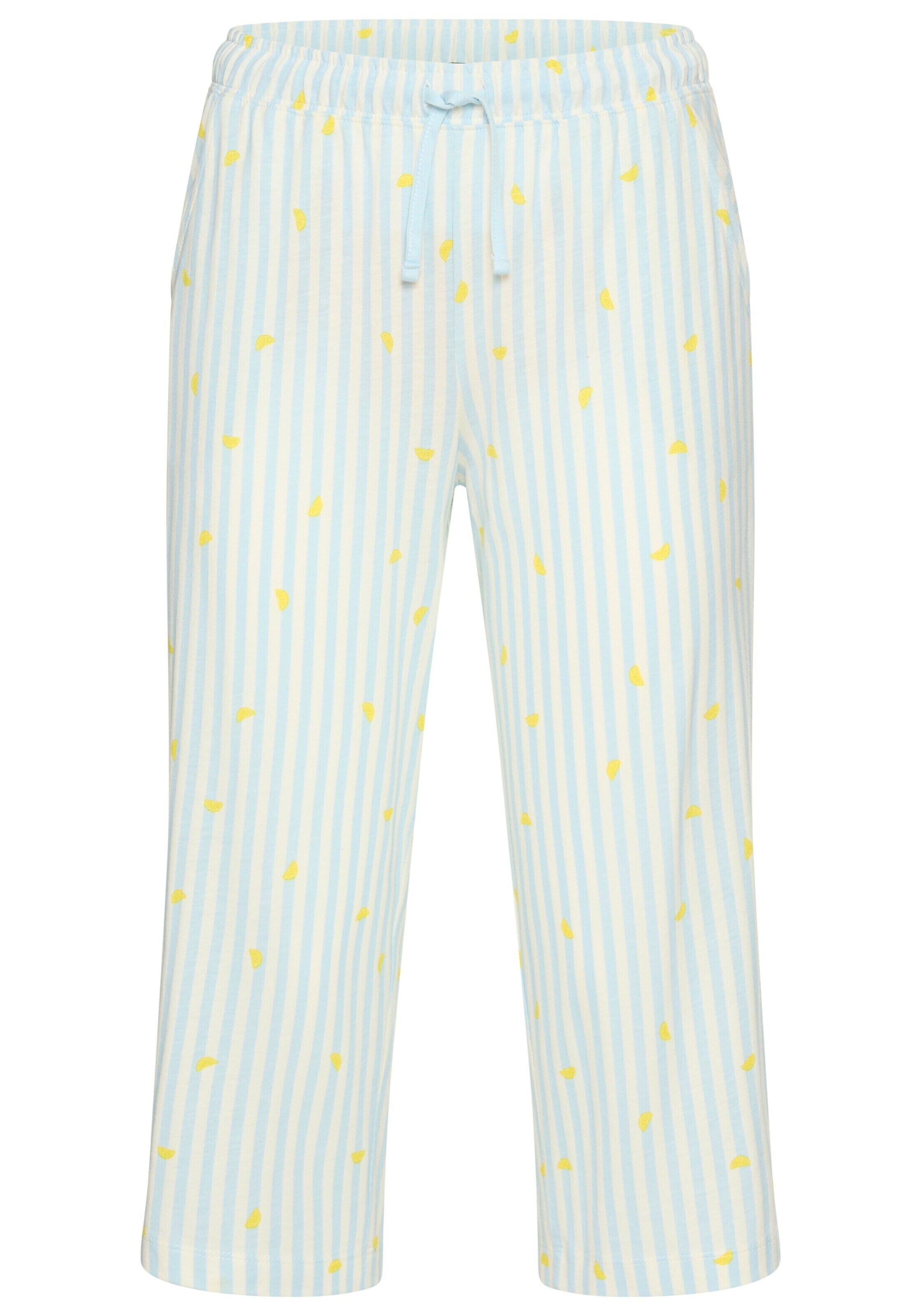 VIVANCE Pyjamahose in Blau: Vorderseite