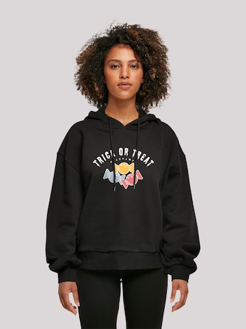 Sweat-shirt 'Trick Or Treat Halloween' F4NT4STIC en noir : devant