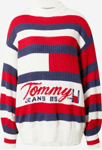 Tommy Jeans Pullover in Weiß: predná strana