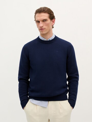 Scalpers Pullover 'Gaarder' in Blau