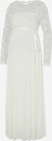 MAMALICIOUS Evening dress 'Mivana' in White: front