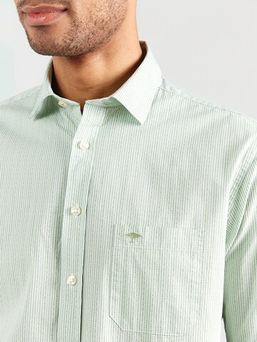 FYNCH-HATTON Klasický střih Košile – zelená