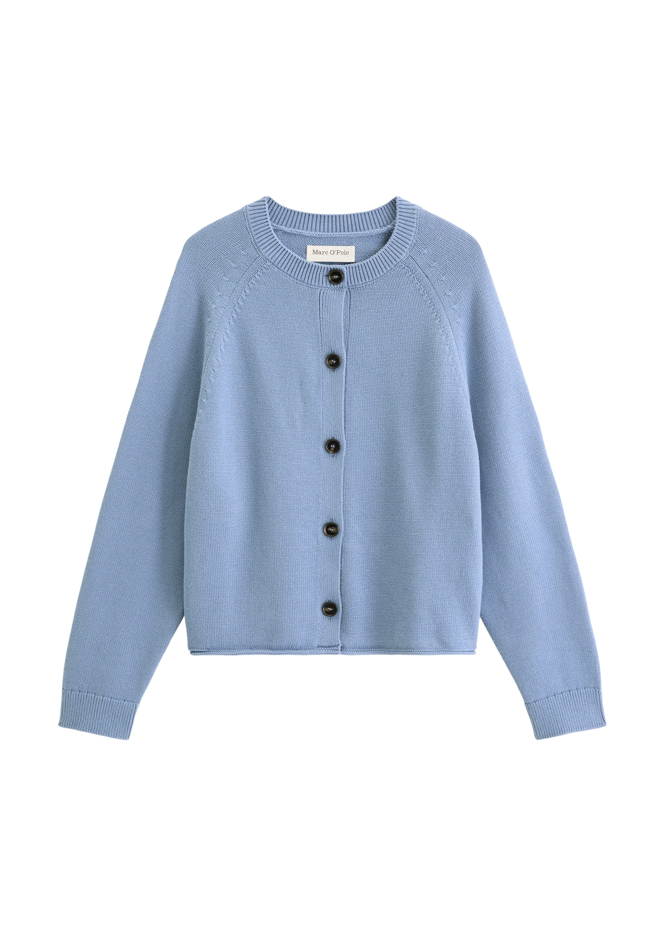 Marc O'Polo Strickjacke in Blau: Vorderseite
