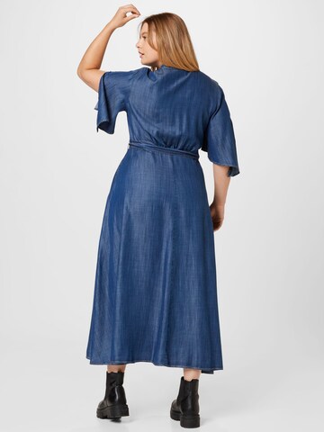 Rochie tip bluză 'DAVANTI' de la Persona by Marina Rinaldi pe albastru