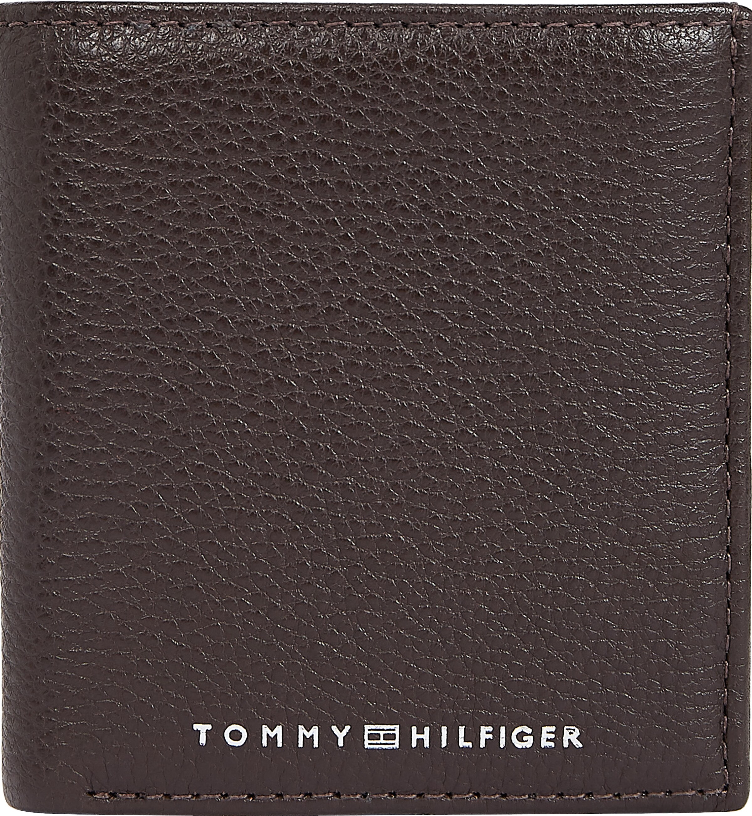 Männer Geldbörsen & Etuis TOMMY HILFIGER Portemonnaie in Dunkelbraun - KO80953