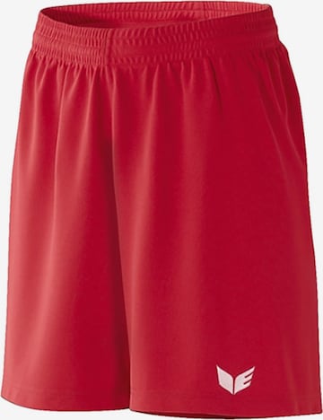 ERIMA Regular Workout Pants in Red: front