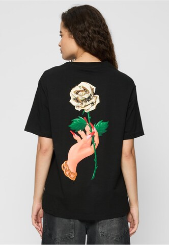 Miss Tee Shirt 'Love Is Blind' in Black: front