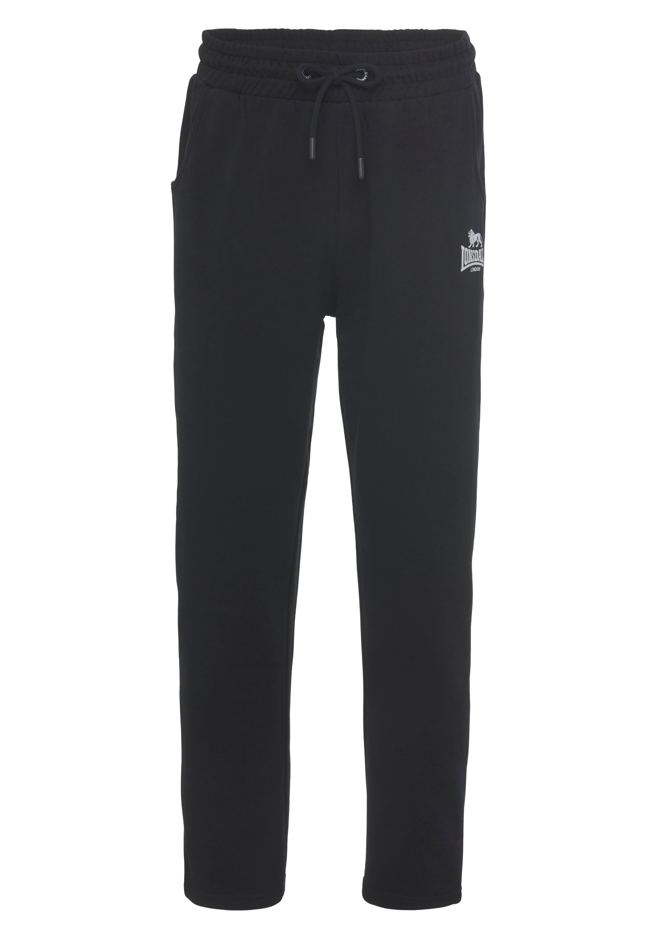 LONSDALE Regular Outdoorhose in Schwarz: Vorderseite