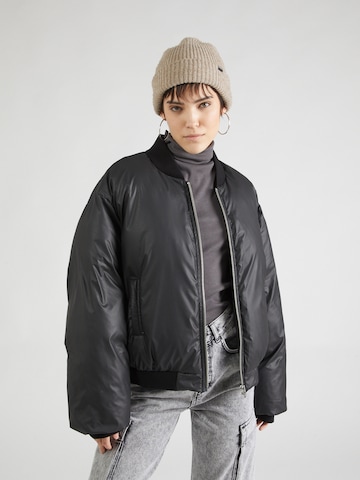MEOTINE Zimska jakna 'SOL' | črna barva: sprednja stran