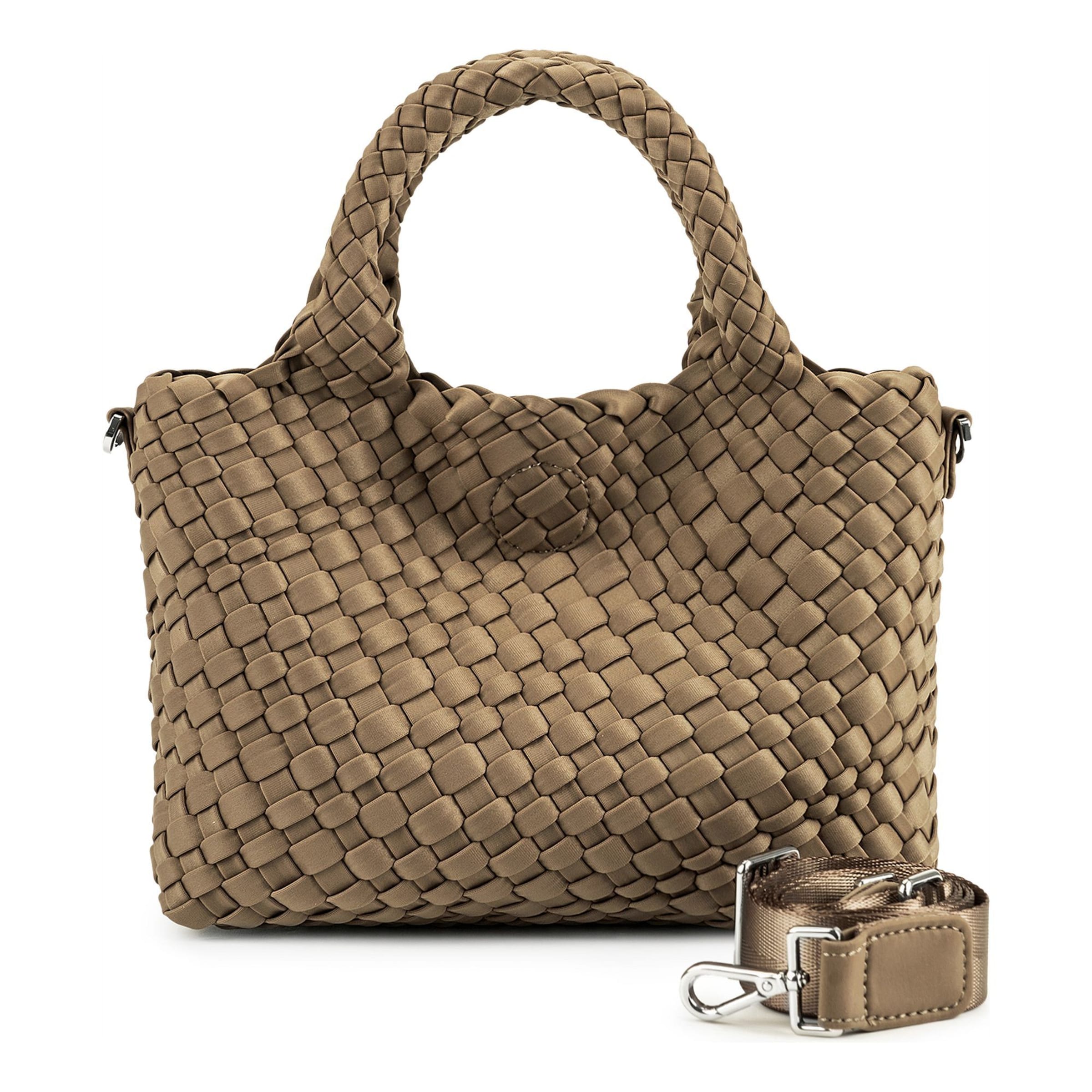 Les Visionnaires Handbag 'Elia' in Beige: front