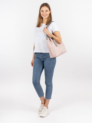 Emily & Noah Shopper 'Elke' in Roze