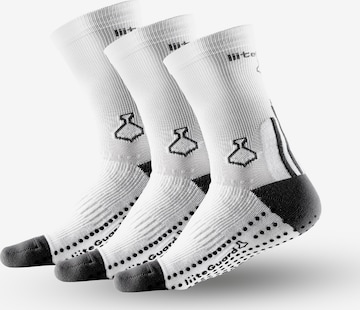 Chaussettes 'PRO-TECH SOCK 3 PACK' liiteGuard en blanc : devant