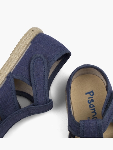 Pisamonas - Zapatos abiertos en azul
