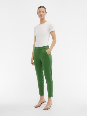 OBJECT Zwężany krój Spodnie 'Lisa' w kolorze zielony