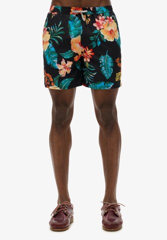 Superdry Zwemshorts in Zwart: voorkant